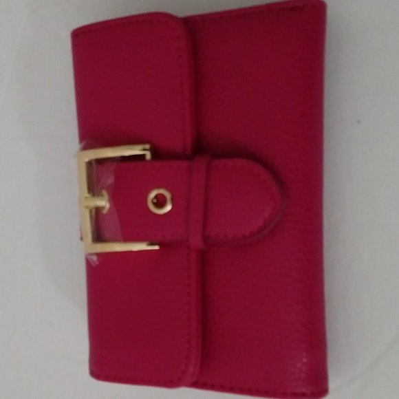 Steve Madden Bellison Fuchsia Flap Wallet - Picture 3 of 13